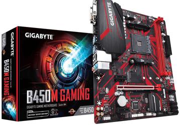 Gigabyte B450M Gaming — недорогая плата типоразмера microATX с процессорным гнездом AM4