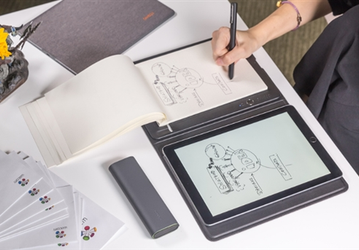 Графический планшет Xiaomi Bamboo Slate позволяет оцифровывать записи и эскизы, сделанные на бумаге