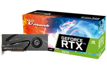 3D-карты Manli GeForce RTX 2070 и 2080 Ti оснащены системами охлаждения с «турбинами»