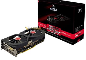 Видеокарта XFX Radeon RX 590 Fatboy позирует на изображениях