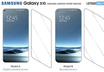 Samsung работает над несколькими вариантами дизайна флагманского смартфона Galaxy S10