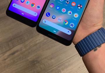 Совместное фото смартфонов Google Pixel 3 и Pixel 3 Lite демонстрирует, что младшая модель получилась не такой уж и Lite