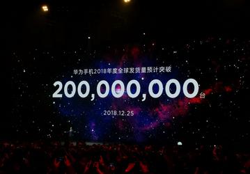 Поставки смартфонов Huawei в текущем году превысят отметку в 200 миллионов
