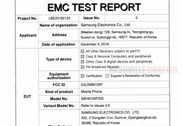 Самый дешевый смартфон Samsung новой линейки Galaxy M получит 6-дюймовый экран и аккумулятор емкостью 3400 мА·ч
