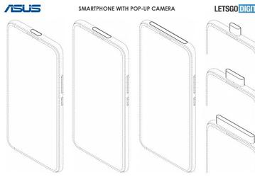 Asus патентует смартфоны с выдвижной камерой и экраном с отверстием