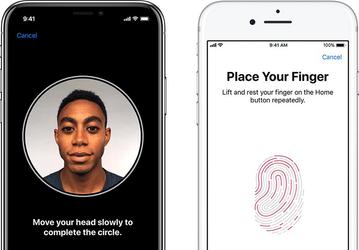 Apple работает над iPhone с поддержкой Face ID и Touch ID одновременно