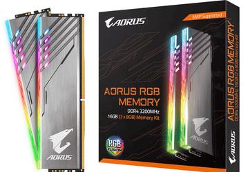 В комплекте Gigabyte Aorus RGB DDR4-3200 объемом 16 ГБ теперь все модули — настоящие