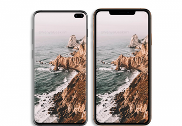 Смартфоны Samsung Galaxy S10+ и iPhone XS Max можно сравнить на новом изображении