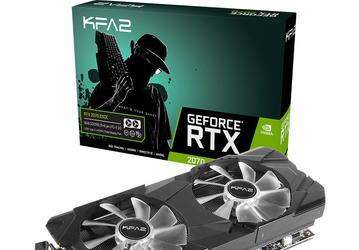 3D-карты KFA2 GeForce RTX 2070 EX и RTX 2070 EXOC оснащены системами охлаждения с двумя 100-миллиметровыми вентиляторами