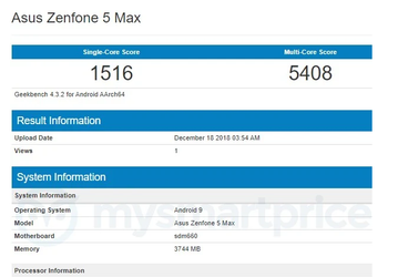 Смартфон Asus ZenFone 5 Max на подходе