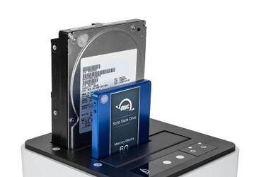 Док-станция OWC Drive Dock позволяет работать одновременно с двумя накопителями