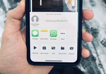 Изображения нового iPhone с экраном с отверстием