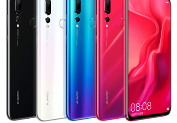 Поступил в продажу смартфон Huawei Nova 4 самой маленькой в мире фронтальной камерой и 48-мегапиксельная основной 