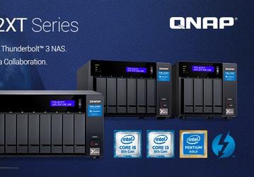 Хранилища серии QNAP TVS-x72XT оснащены портами 10GbE и Thunderbolt 3