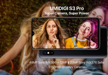 Umidigi S3 Pro получил такую же 48-мегапиксельную камеру, как Huawei Nova 4 и Honor View 20