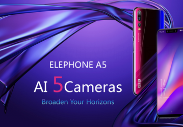 Пятикамерный смартфон Elephone A5 оценили в $230