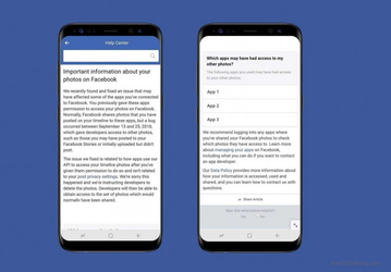 Из-за бага в Facebook фотографии 6,8 млн пользователей стали доступны в других приложениях