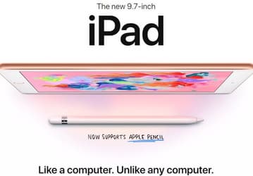 Apple представила новый планшет iPad с поддержкой Apple Pencil за $329