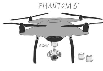 Фотогалерея дня: дрон DJI Phantom 5 с камерой со сменными объективами