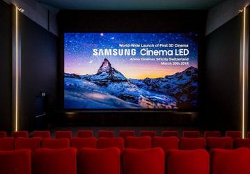 Samsung показала первый в мире кинотеатральный светодиодный экран с поддержкой 3D