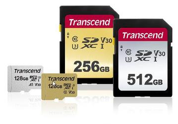 Transcend выпустила карты памяти SD и microSD серий 500S и 300S
