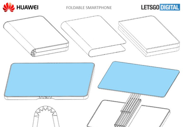 У Huawei тоже есть патент на смартфон со сгибающимся дисплеем