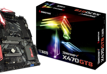 Biostar встретила процессоры AMD Ryzen второго поколения системной платой Racing X470GT8