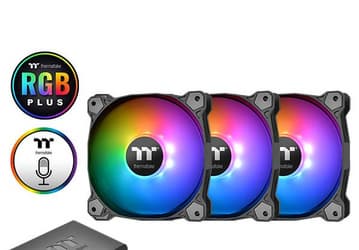 Вентиляторы Thermaltake Pure Plus 12 LED RGB Radiator Fan TT Premium Edition продаются комплектами по три штуки