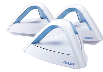 Комплект Asus Lyra Trio для создания сети Wi-Fi Mesh рассчитан на помещение площадью до 500 квадратных метров