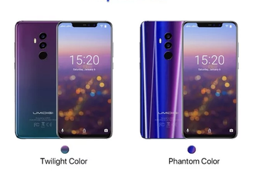 Umidigi позаимствовала цвет Twilight у новых флагманов Huawei 