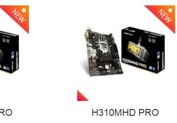 Системные платы Biostar B360MHD PRO и H310MHD PRO относятся к начальному уровню