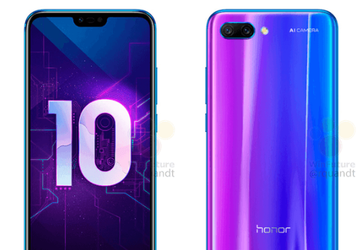 Появились качественные изображения смартфона Honor 10