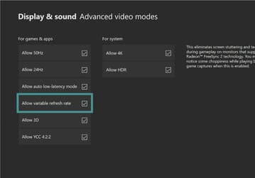Консоли Xbox One получили поддержку технологии AMD FreeSync, но опробовать её пока могут лишь участники программы Preview Rings