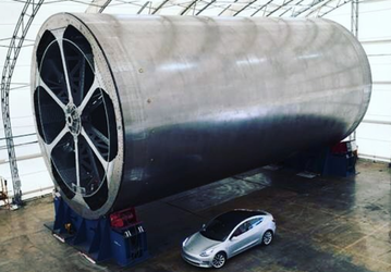 Фото дня: оснастка для изготовления корпуса ракеты SpaceX BFR