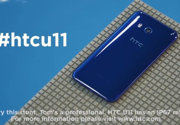 Рекламный ролик HTC U11 был запрещен из-за неполной водонепроницаемости смартфона