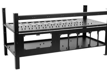 Шасси Alphacool Mining Rig 12 предназначено для систем для добычи криптовалют