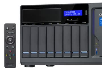 Хранилища QNAP TSV-882BR-RDX и TVS-882BRT3-RDX оснащены устройствами Tandberg RDX QuikStor