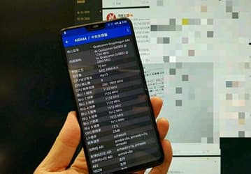 Появилось «живое» фото смартфона OnePlus 6