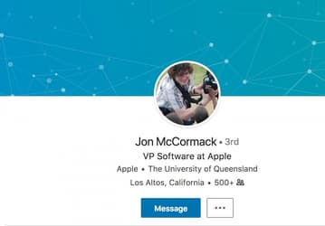 Apple наняла Джона МакКормака (Jon McCormack), ранее работавшего в Amazon и Google