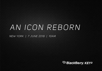 Смартфон BlackBerry KEY<SUP>2</SUP> представят 7 июня
