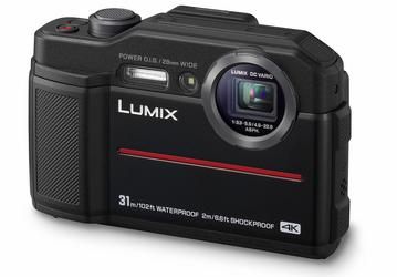 Компактная камера в усиленном исполнении Panasonic Lumix FT7 оборудована электронным видоискателем
