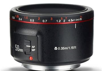 Начались продажи объективов Yongnuo YN50mm F1.8 II