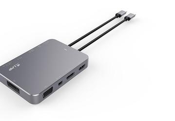 Док LMP USB-C Display Dock обеспечивает подключение монитора 4K с частотой обновления 60 Гц