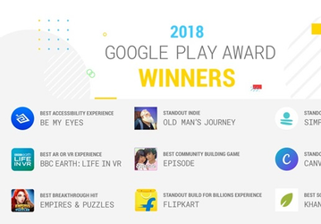 Названы победители Google Play Awards 2018