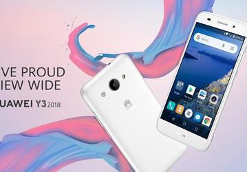 Huawei Y3 (2018) – смартфон начального уровня с ОС Android Oreo (Go Edition)