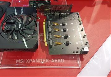 MSI Xpander-Aero — адаптер для подключения четырёх SSD к одному слоту PCIe