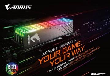 Gigabyte представит на Computex 2018 оперативную память с подсветкой под торговой маркой Aorus