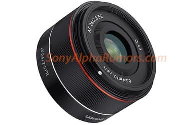 Спецификации объектива Samyang AF 24mm F2.8 FE появились накануне анонса