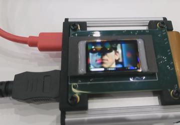 Специалистами Fraunhofer FEP создан микродисплей OLED плотностью 2300 пикселей на дюйм