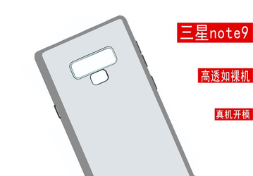 Фото чехла для Samsung Galaxy Note9 подтверждает местоположение камеры и дактилоскопического датчика